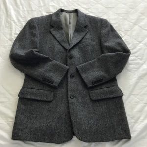 Vintage J. Crew Herringbone Tweed Sport Coat